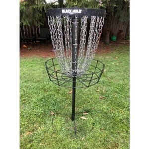 Sports Black Hole Pro 24-Chain Portable Disc Golf Basket Target